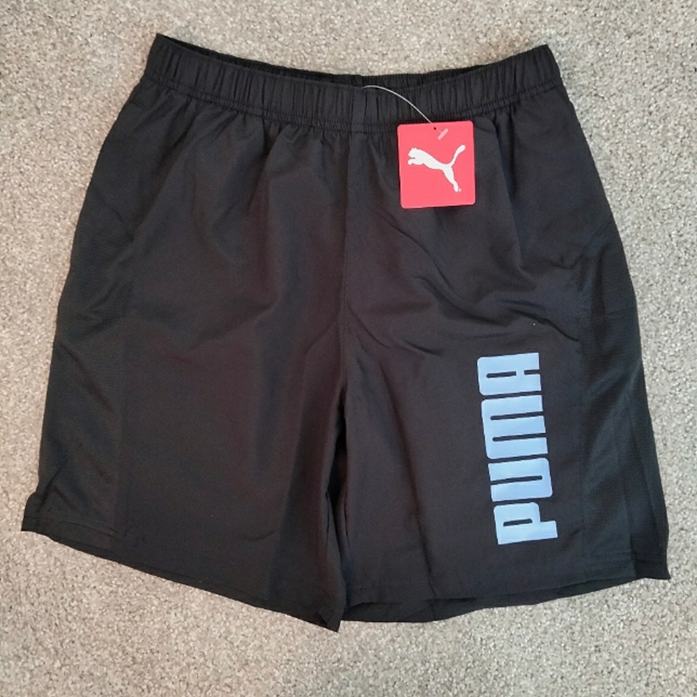 NWT Sz S PUMA Athletic Logo Shorts
